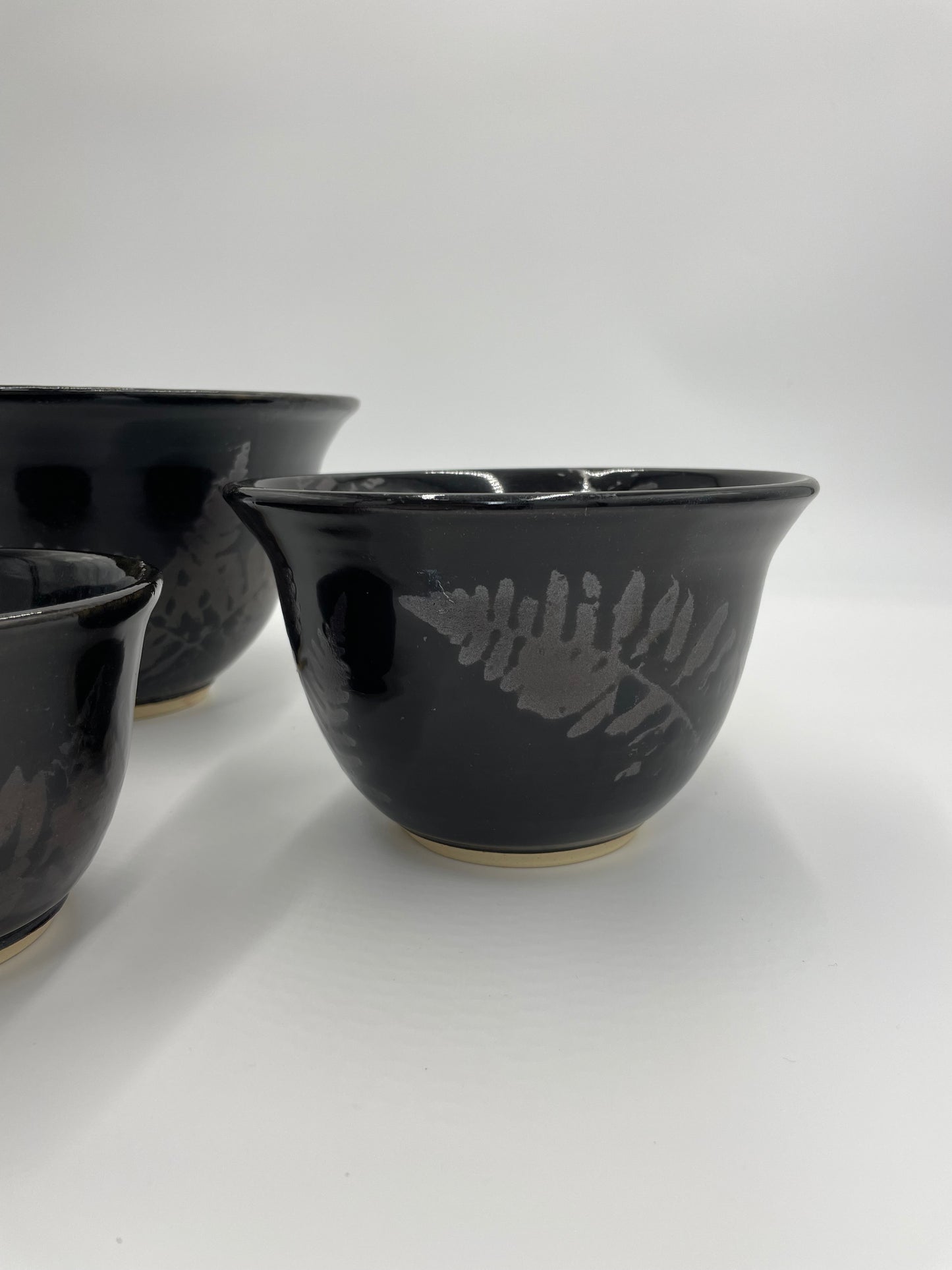 Midnight Fern Collection - Bowl Set - 3 Piece