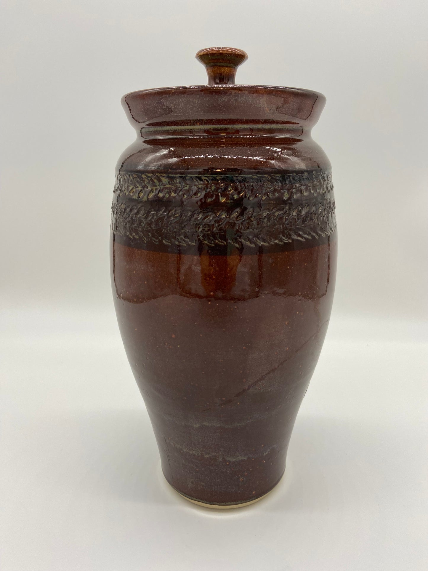 Antique Iron Collection - Large Urn with Lid