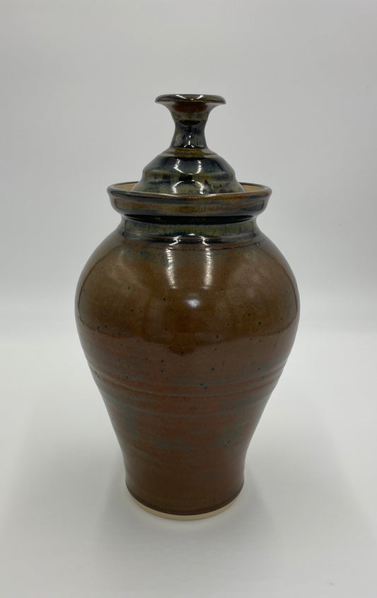 Antique Iron Collection - Large Urn with Lid