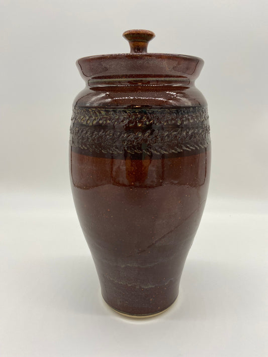 Antique Iron Collection - Large Urn with Lid